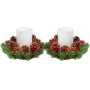Набор декоративных свечей Mister Christmas CHT-2-A
