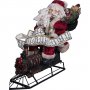 Дед Мороз на паровозе украшение интерьерное Mister Christmas XM-MX097