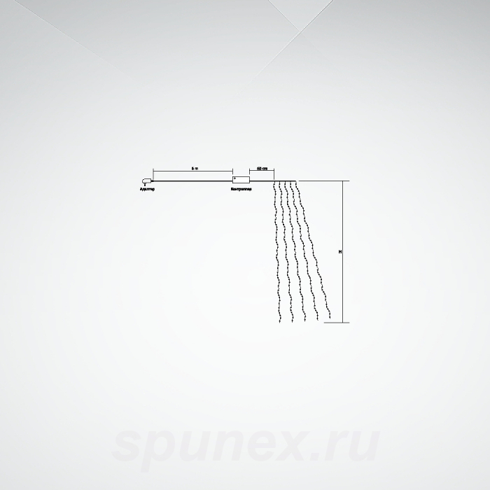 Гирлянда светодиодная "Каскад" Christmas Light (5 м)