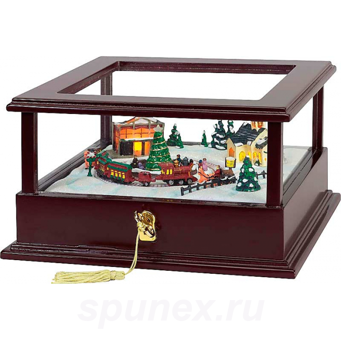 Шкатулка "Зимняя деревня" Mr. Christmas (Арт. G78971)