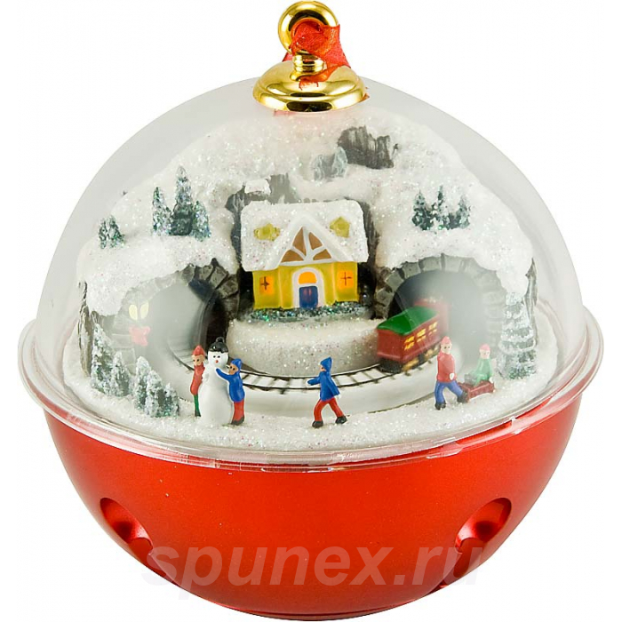Композиция музыкальная "Игрушка с поездом" (Арт. MB-53054) Mister Christmas Collection
